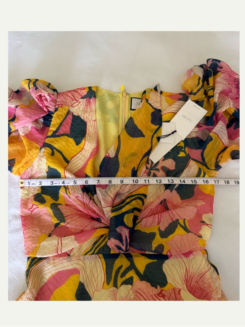 Alexis Zora Floral Mini Dress Size Medium - Picture 16 of 16